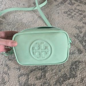 Tory Burch mini matte leather crossbody